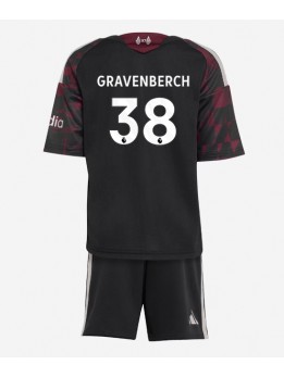 Otroški Nogometna dresi replika Liverpool Ryan Gravenberch #38 Tretji 2026-27 Kratek rokav (+ hlače)